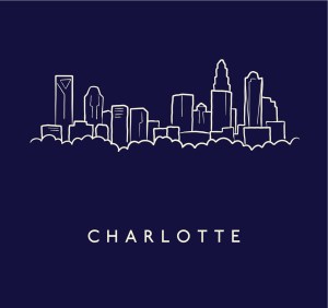 Charlotte Skyline Sketch